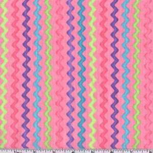  45 Wide Moda Smores Rick Rack Pink Fabric By The Yard 