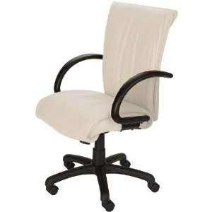 Compel Zen High Back White Top Grain Leather Chair Office 