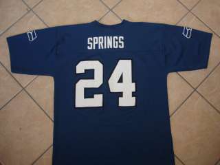SEATTLE SEAHAWKS SHAWN SPRINGS 24 JERSEY Adult Large L  