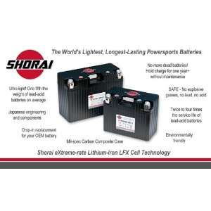  Shorai LFX14A4 BS12 Extreme Rate Lithium Iron Powersports 