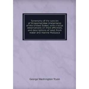   land, fresh water and marine Mollusca George Washington Tryon Books