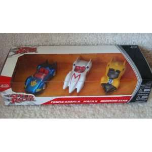   Cars 3 Pack with Prince Kabala, Mach 5 & Shooting Star Toys & Games