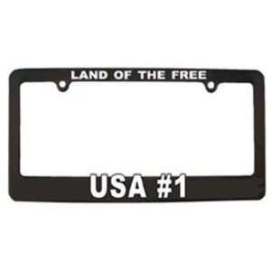  USA #1 License Plate Frame Automotive