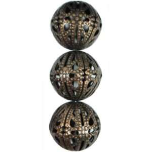 Filigree Metal Beads Pack of 4 Arts, Crafts & Sewing