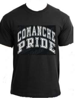 COMANCHE PRIDE Native American Indian clothing t shirt  