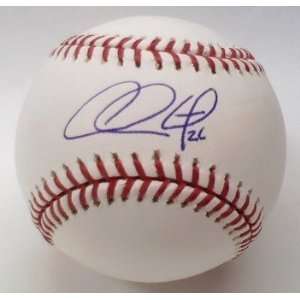  Autographed Chase Utley Baseball   NEW CERT Sports 