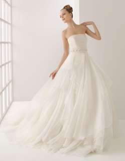 Gorgeous Chiffon White/Ivory Beach Wedding Dress 2012 Bridal Gown 