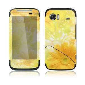    HTC Mozart Decal Skin Sticker   Yellow Flowers 