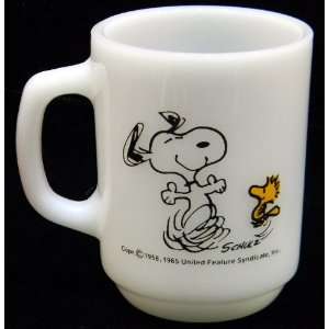  Snoopy & Woodstock Life is Pure Joy Vintage Coffee Mug 