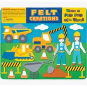 Construction Felt Creations Play Set Toys & Games