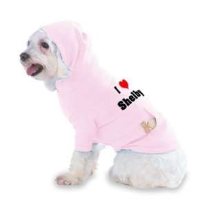  I Love/Heart Shelby Hooded (Hoody) T Shirt with pocket for 