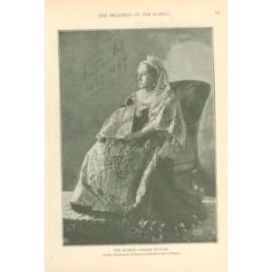  1897 Print Queen Victoria Jubilee Picture 