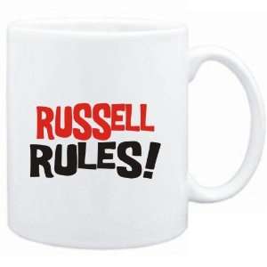  Mug White  Russell rules  Male Names