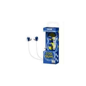  MAXELL BLUE COOL BEANS EARBUDS Musical Instruments