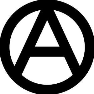  Anarchy Symbol Round Stickers Arts, Crafts & Sewing