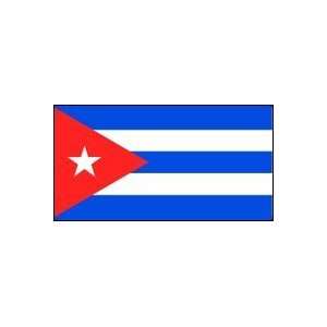  Cuba 3ft x 5ft Nylon Flag Patio, Lawn & Garden