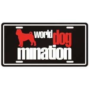   Shar Pei  World Dog   Mination  License Plate Dog