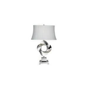   Light Table Lamp in Chrome with Pure White Shant