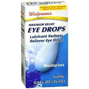   Maximum Relief Moisturizing Eye Drops, .5 oz 