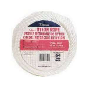  Wellington Cordage #10989 3/8x50 White Nylon Rope