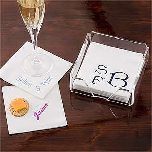  Personalized Linen Napkins   Ambassador Style Kitchen 