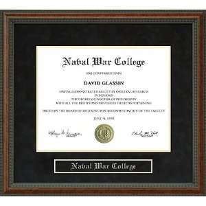 Naval War College (NWC) Diploma Frame