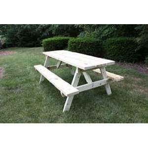  Wooden Picnic Tables Patio, Lawn & Garden