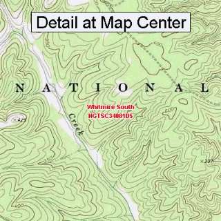 USGS Topographic Quadrangle Map   Whitmire South, South Carolina 