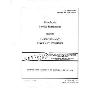   4360  59 B  65 Aircraft Engine Service Manual Pratt & Whitney Books