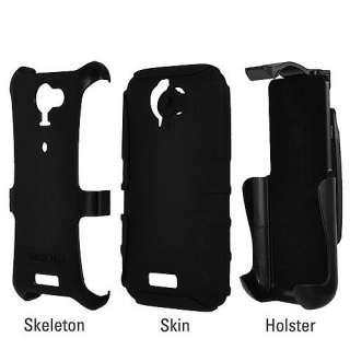 Seidio Rugged Convert Case / Holster for HTC One X (Black 