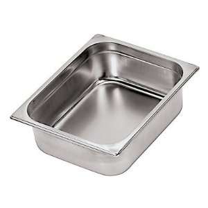 Paderno World Cuisine 14103 Stainless Steel Hotel Pan   2/3 in Silver 