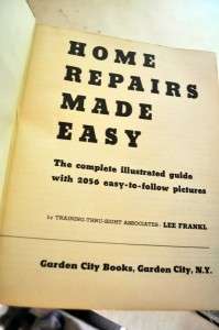 Home Repairs Made Easy Complete Illustrated Guide by Lee Frankl  