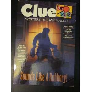  CLUE for Kids Mystery Jigsaw Puzzle Sounds Like a Robbery 