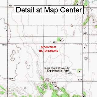   Map   Ames West, Iowa (Folded/Waterproof)