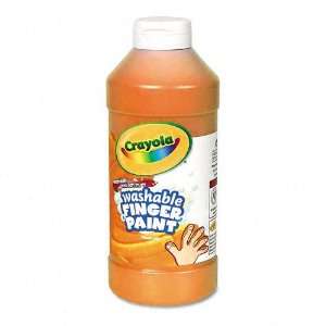    Washable Fingerpaint, Orange, 16 oz   Sold As 1 Each   The creamy 