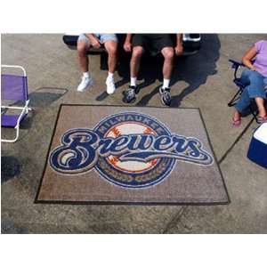    Milwaukee Brewers MLB Tailgater Floor Mat (5x6) Automotive