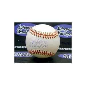  Steve Yeager autographed Baseball inscribed 81 WS MVP 