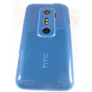 Blue Slim Soft Hybrid Flexishield Hydro Gel Skin Case Cover for HTC 