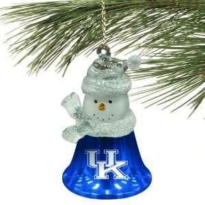  Kentucky Wildcats Snowman Bell Ornament