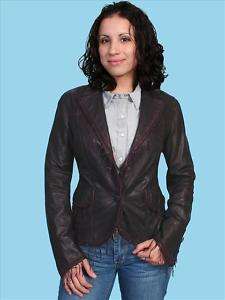 Scully Womens Ladies Leather Jacket Blazer L989 New  