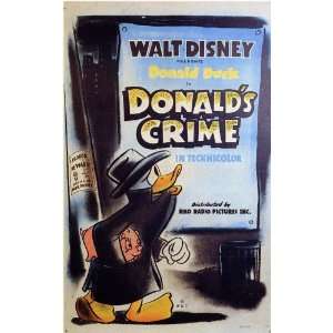  Donalds Crime   Framed Movie Poster   11 x 17 Inch (28cm 