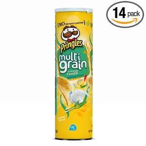 Pringles Potato Crisps Super Stack Multigrain, Creamy Ranch, 6.73 