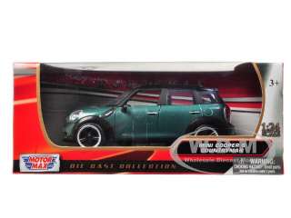   Cooper S Countryman Oxford Green die cast car model by Motormax