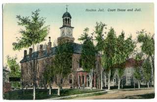 Postcard~Court House and Jail, Houlton, Maine  