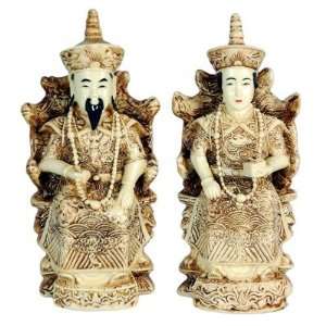   Emperor and Empress Statue in Ivory GFT_FIG_YKA8207