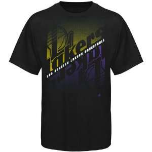 Los Angeles Lakers Crossfade T Shirt   Black  Sports 