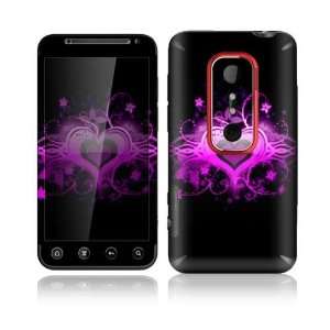  HTC Evo 3D Decal Skin   Glowing Love Heart Everything 