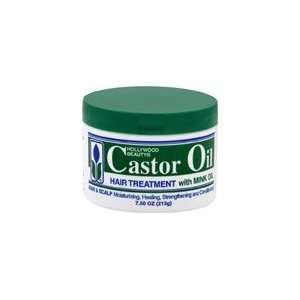   Hollywood Beauty Castor Oil Hair Treatment, 7.5 oz (Pack of 3) Beauty