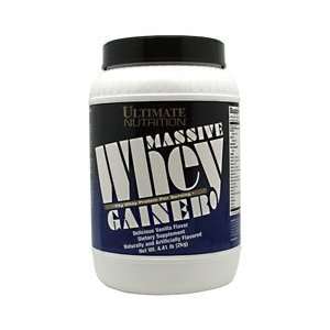  Ultimate Nutrition Massive Whey Gainer, Vanilla, 4.41 lb 