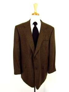 houndstooth HART SCHAFFNER MARX jacket blazer sport coat soft tweed sz 